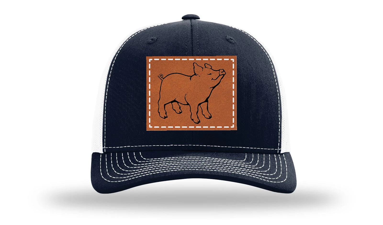 Pig Leather Patch Richardson 112 Hat - Image 29