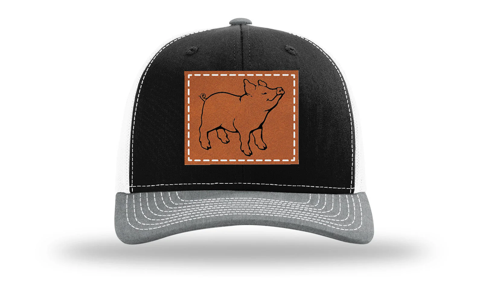 Pig Leather Patch Richardson 112 Hat - Image 33