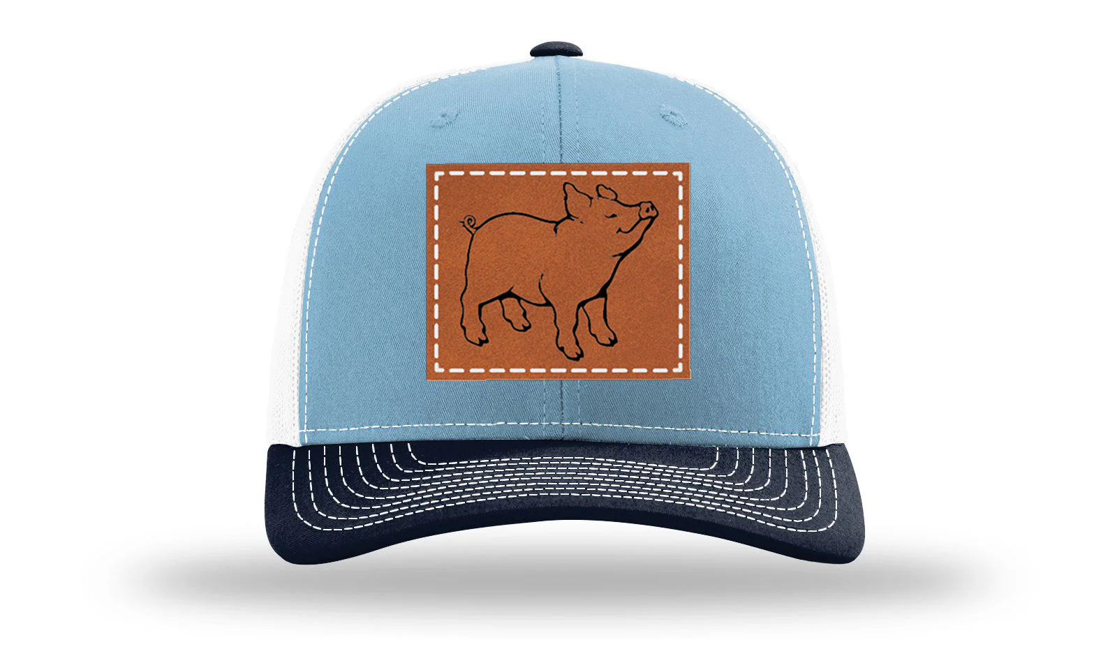 Pig Leather Patch Richardson 112 Hat - Image 34