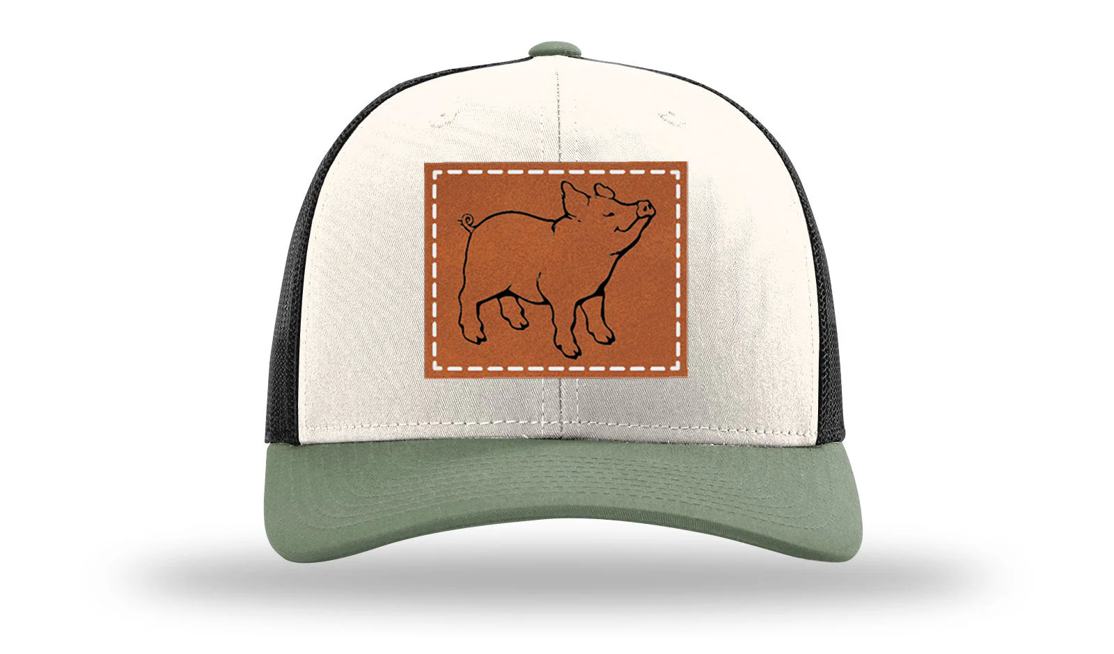 Pig Leather Patch Richardson 112 Hat - Image 35