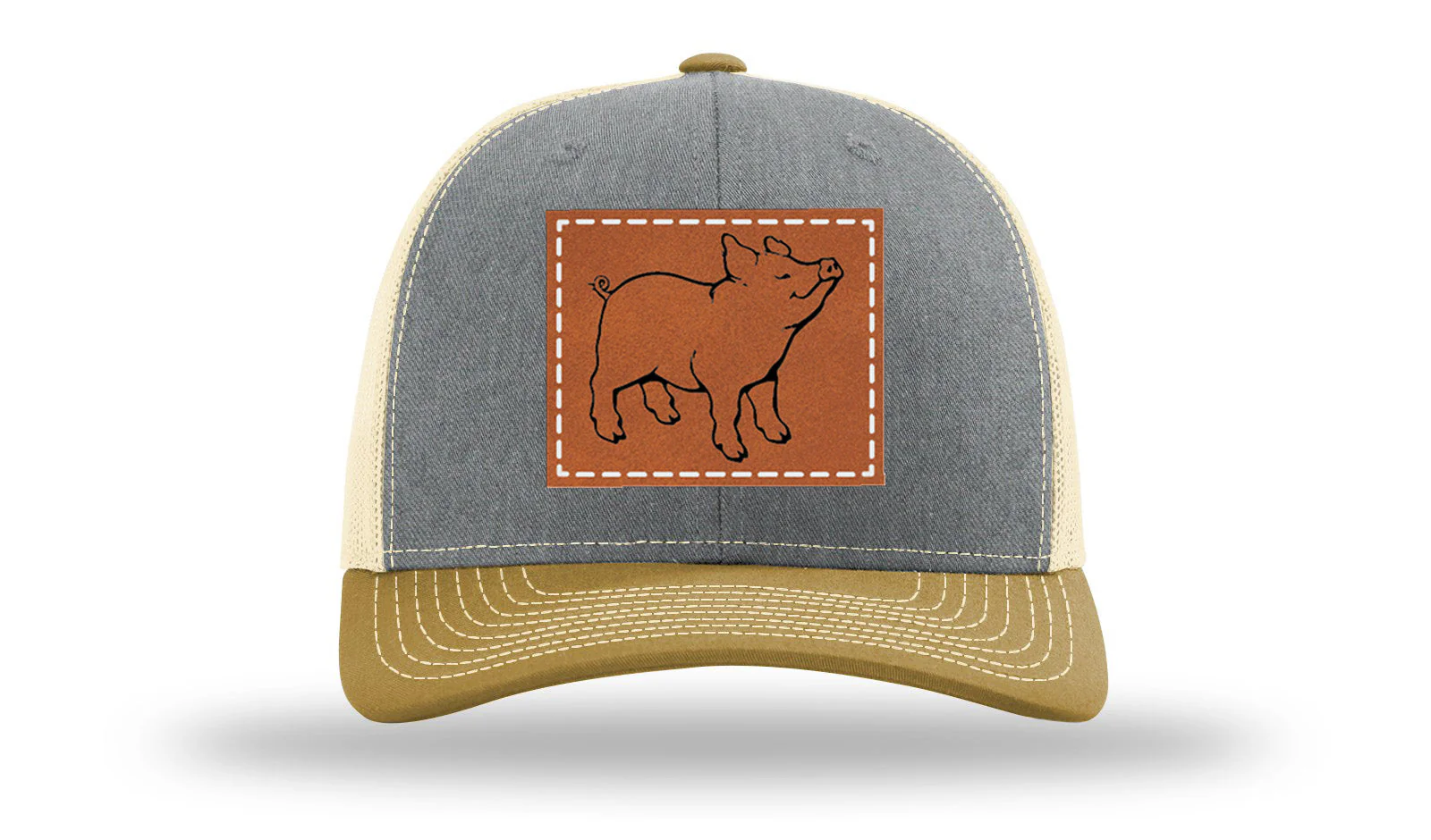 Pig Leather Patch Richardson 112 Hat - Image 37