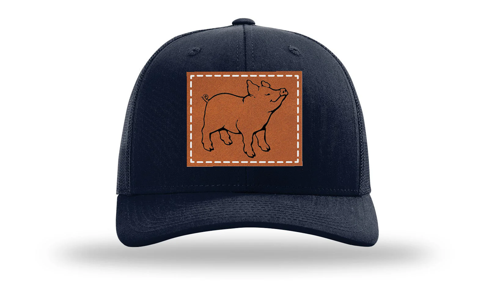 Pig Leather Patch Richardson 112 Hat - Image 4