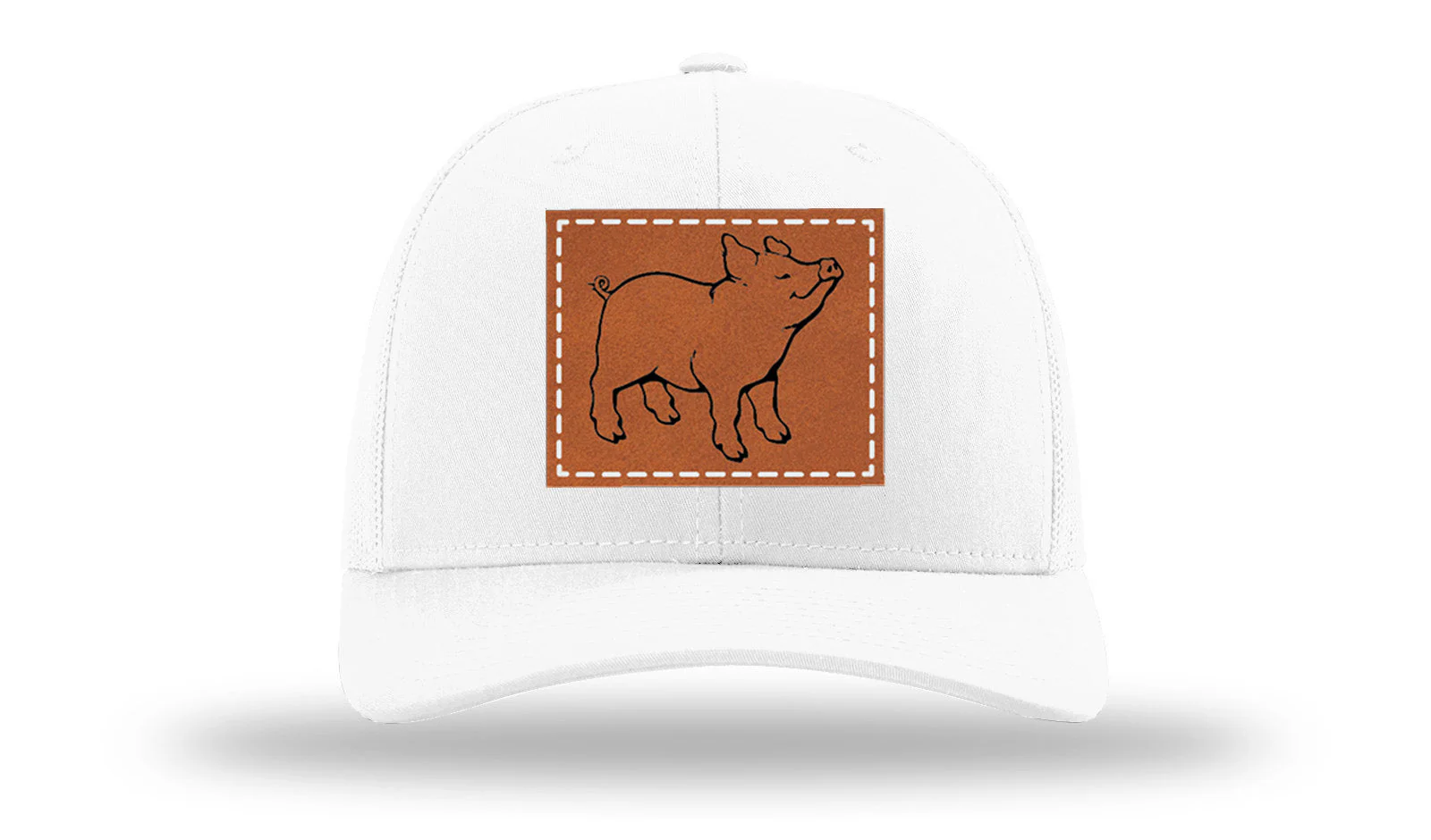 Pig Leather Patch Richardson 112 Hat - Image 5