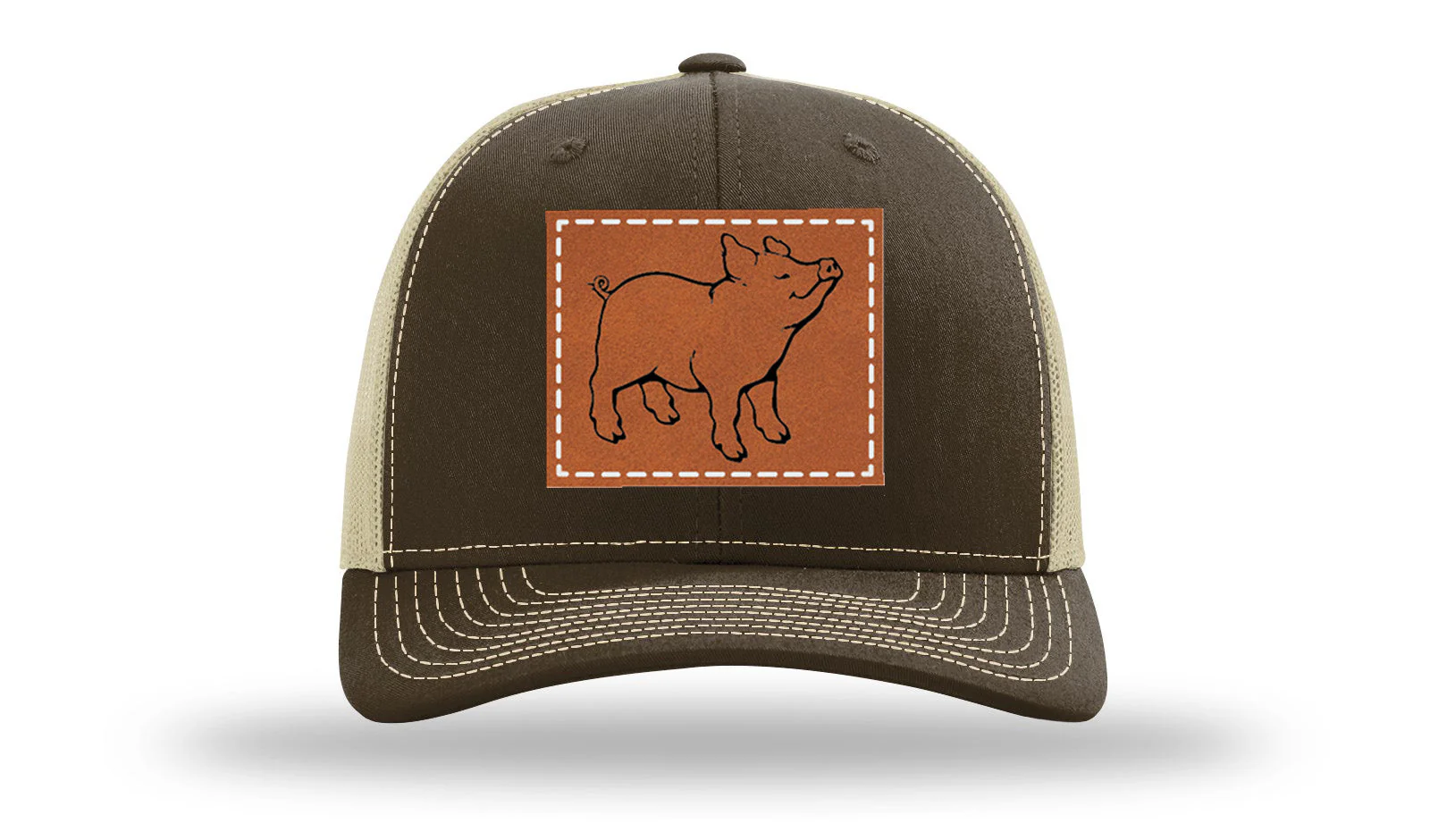 Pig Leather Patch Richardson 112 Hat - Image 8
