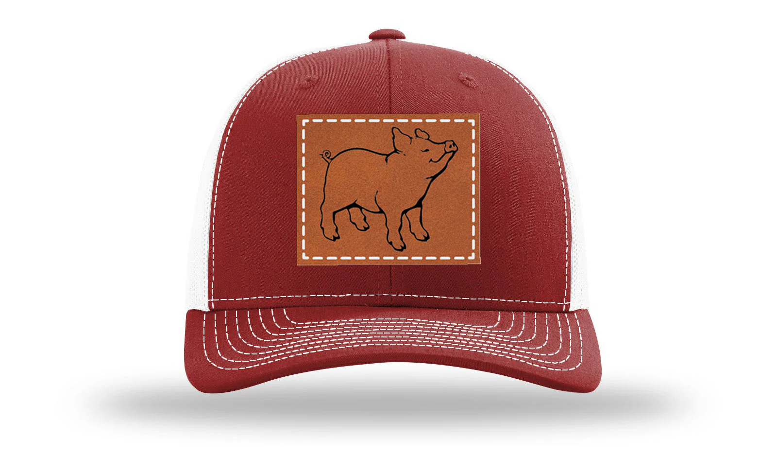 Pig Leather Patch Richardson 112 Hat - Image 9