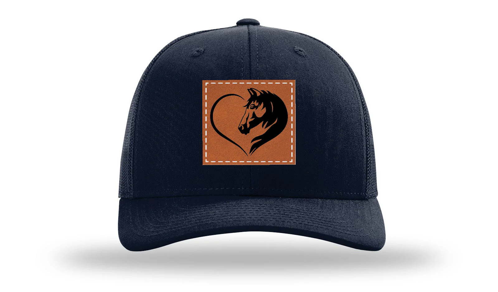 Horse Love Leather Patch Richardson 112 Hat - Image 4