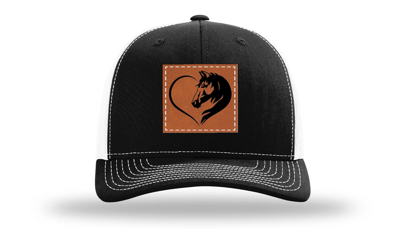 Horse Love Leather Patch Richardson 112 Hat - Image 7