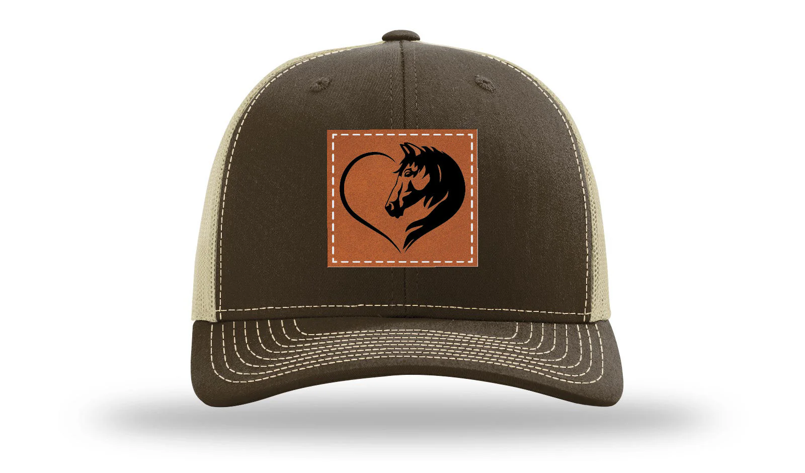 Horse Love Leather Patch Richardson 112 Hat - Image 8