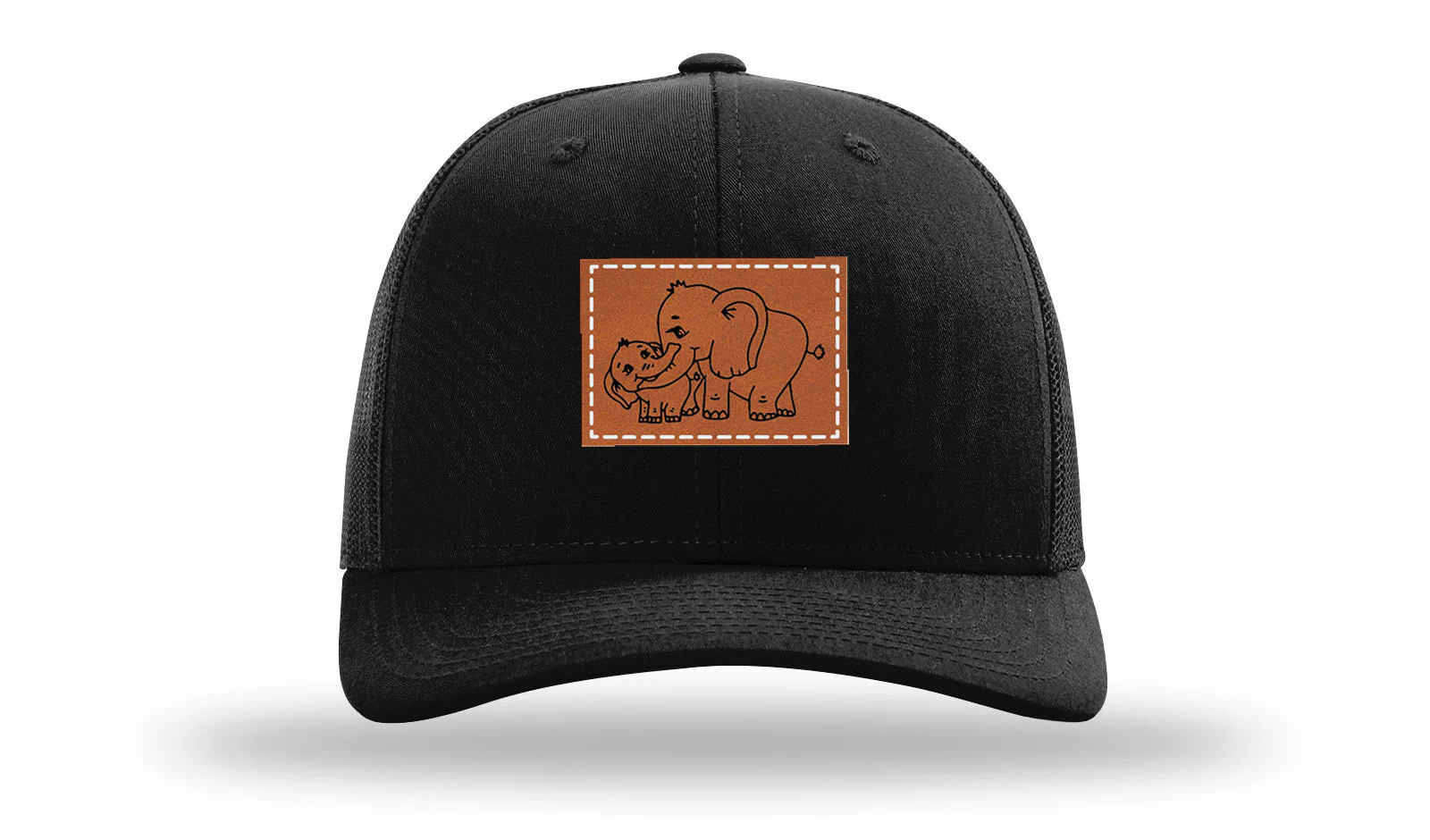 Elephants Leather Patch Richardson 112 Hat