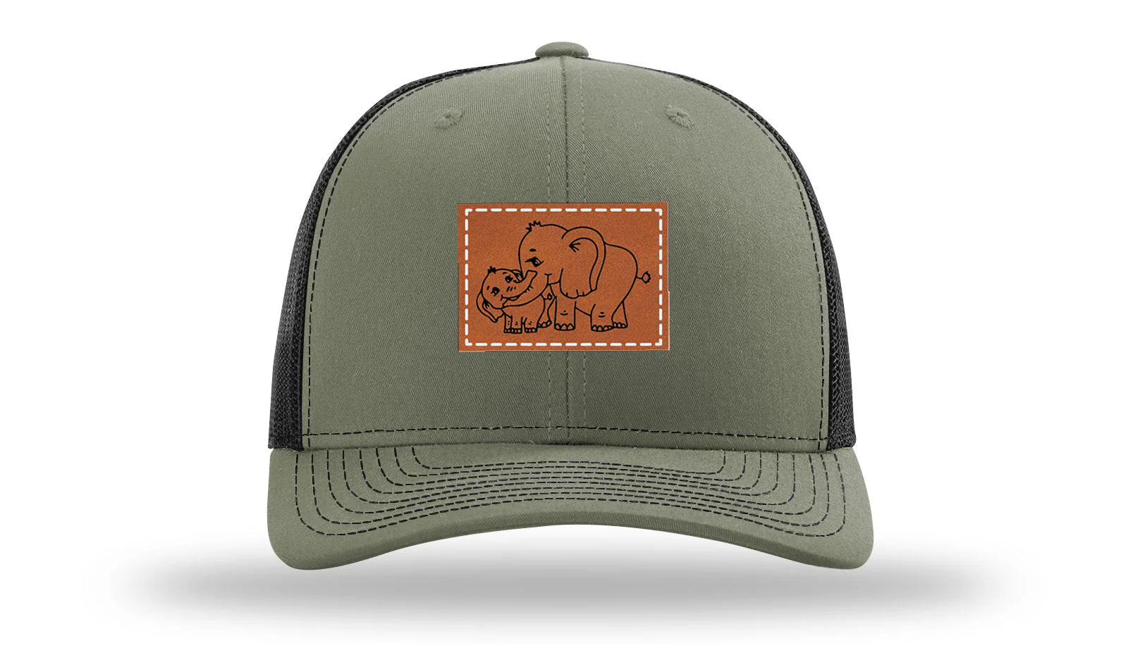 Elephants Leather Patch Richardson 112 Hat - Image 25
