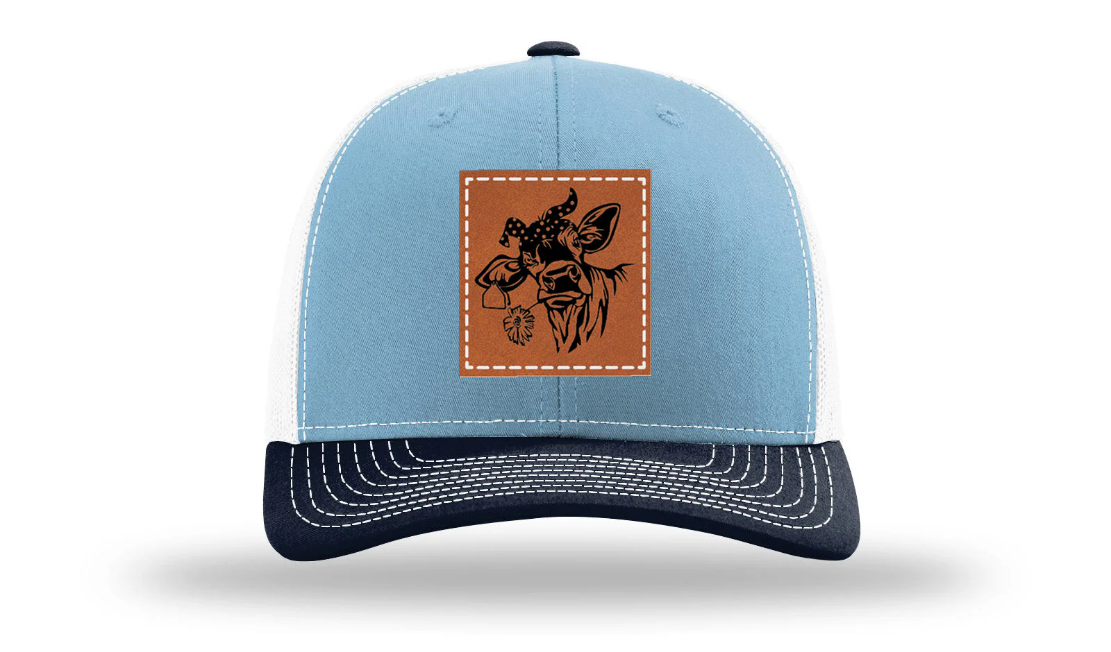Sassy Cow with Bandana Leather Patch Richardson 112 Hat - Image 34