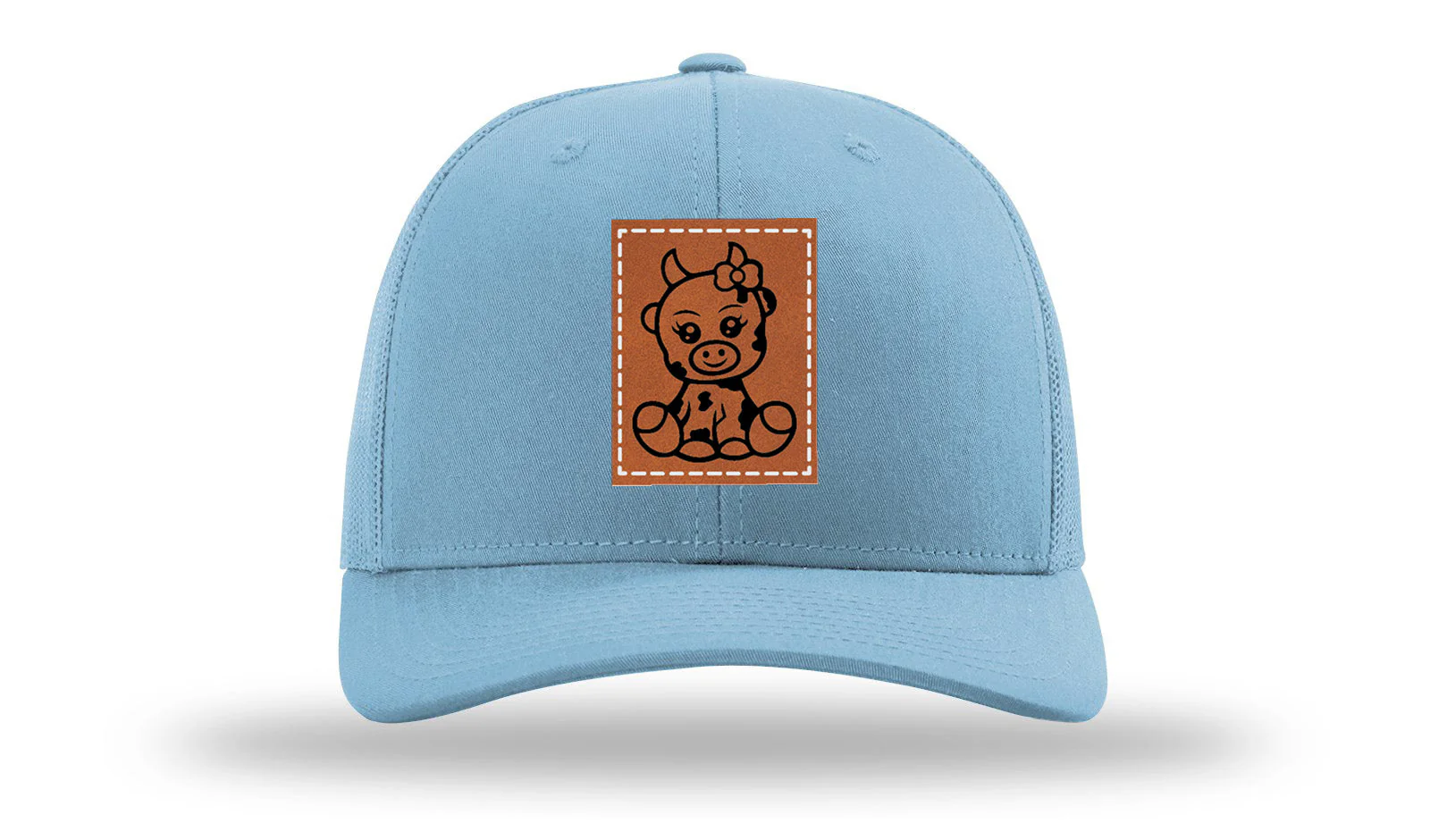Baby Cow Leather Patch Richardson 112 Hat - Image 2