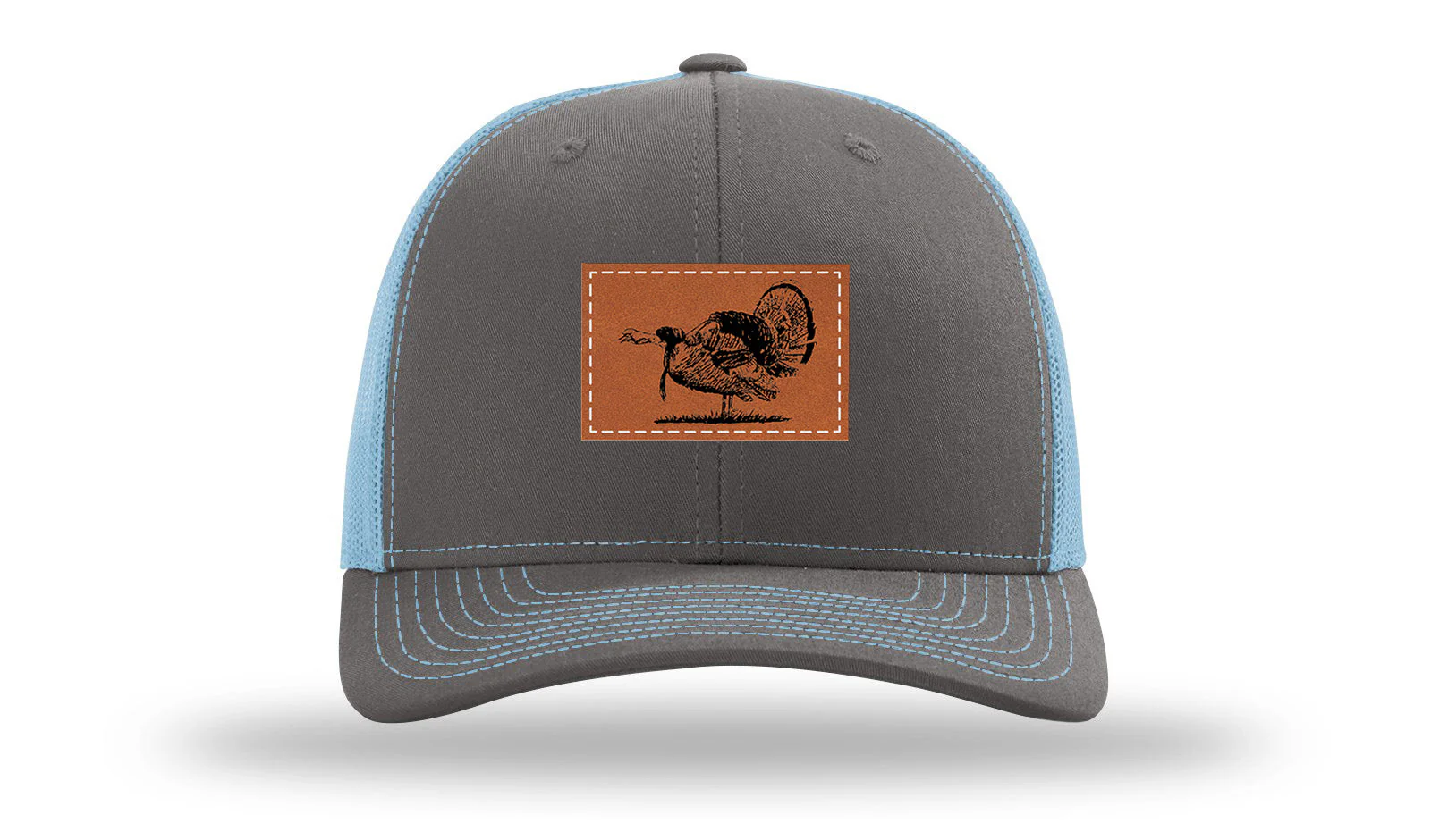 Turkey Strut Leather Patch Richardson 112 Hat - Image 12