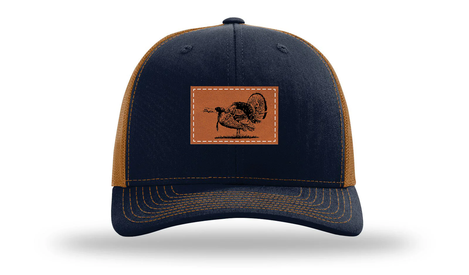 Turkey Strut Leather Patch Richardson 112 Hat - Image 26