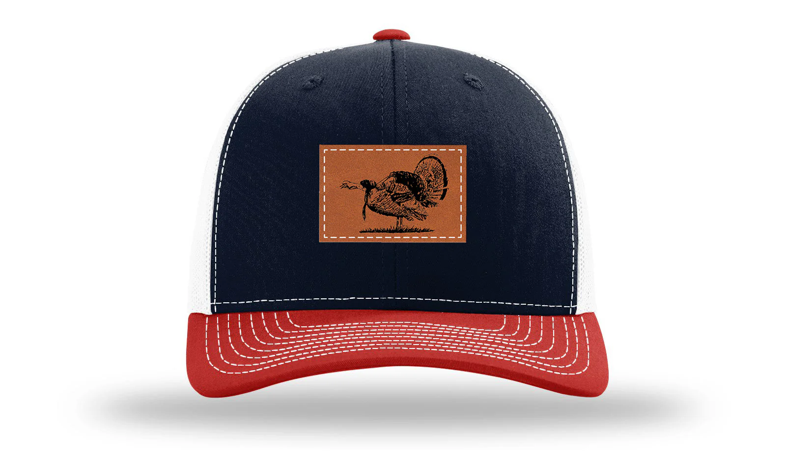 Turkey Strut Leather Patch Richardson 112 Hat - Image 40