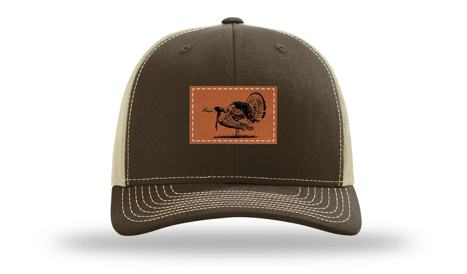 Turkey Strut Leather Patch Richardson 112 Hat - Image 8