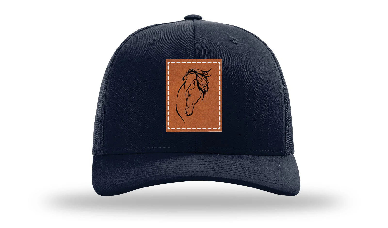 Horse 2 Leather Patch Richardson 112 Hat - Image 4