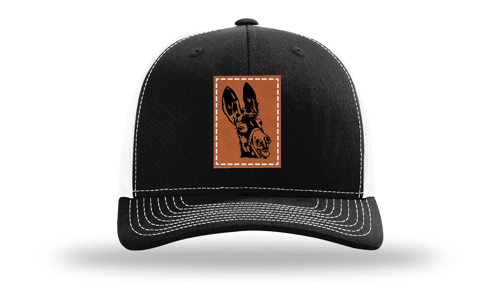 Donkey Leather Patch Richardson 112 Hat - Image 7