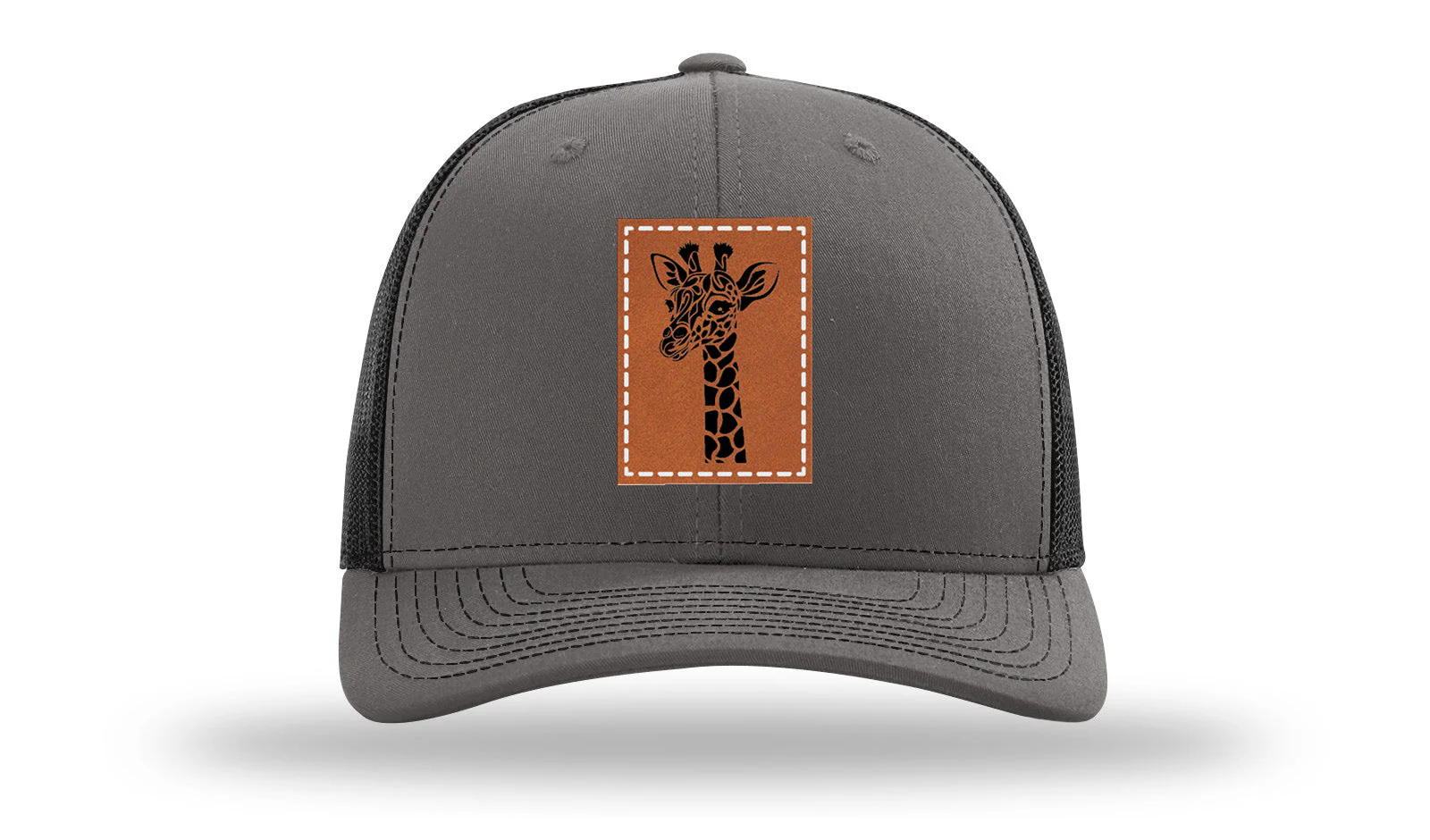 Giraffe Leather Patch Richardson 112 Hat - Image 11