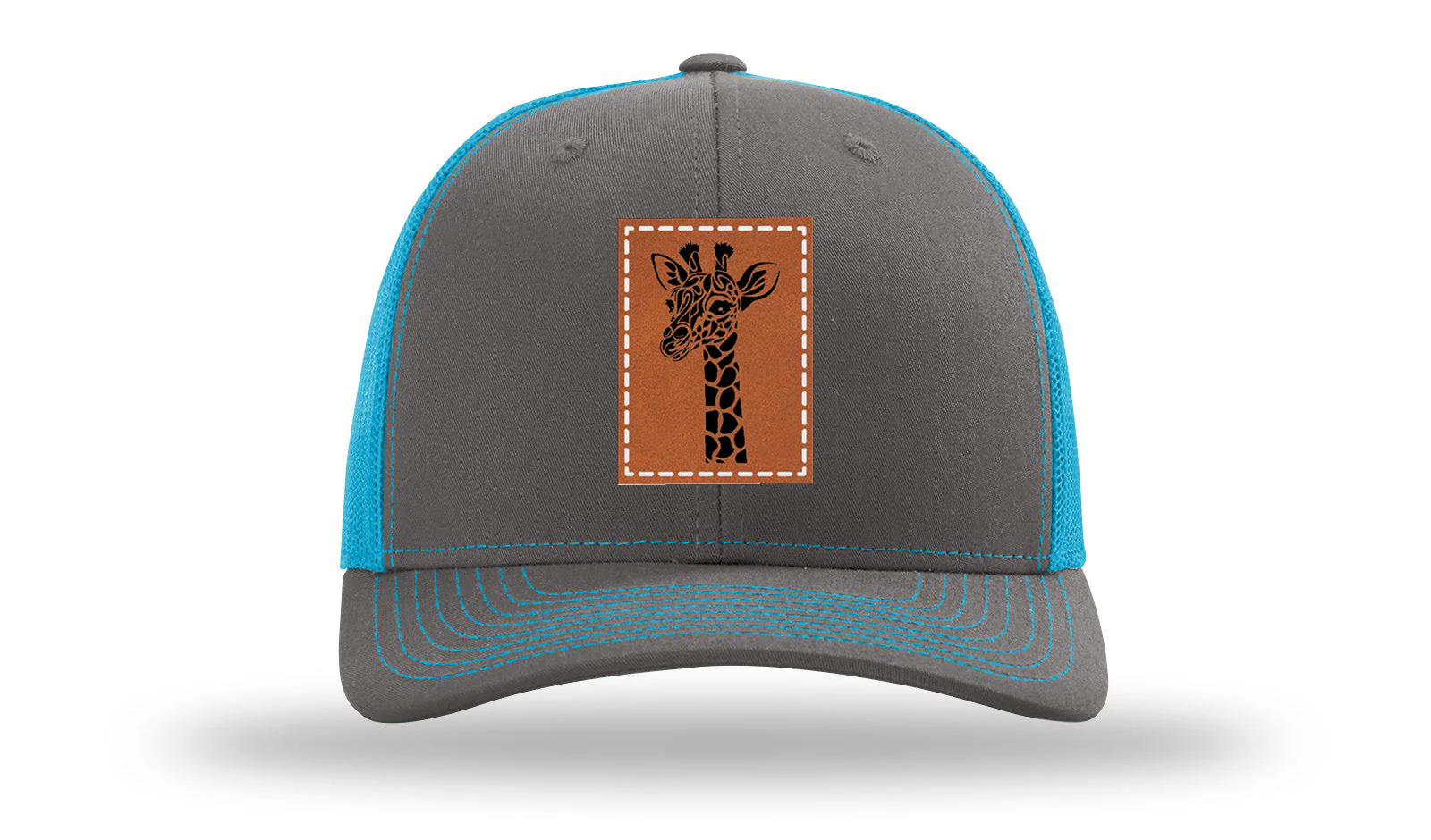 Giraffe Leather Patch Richardson 112 Hat - Image 14