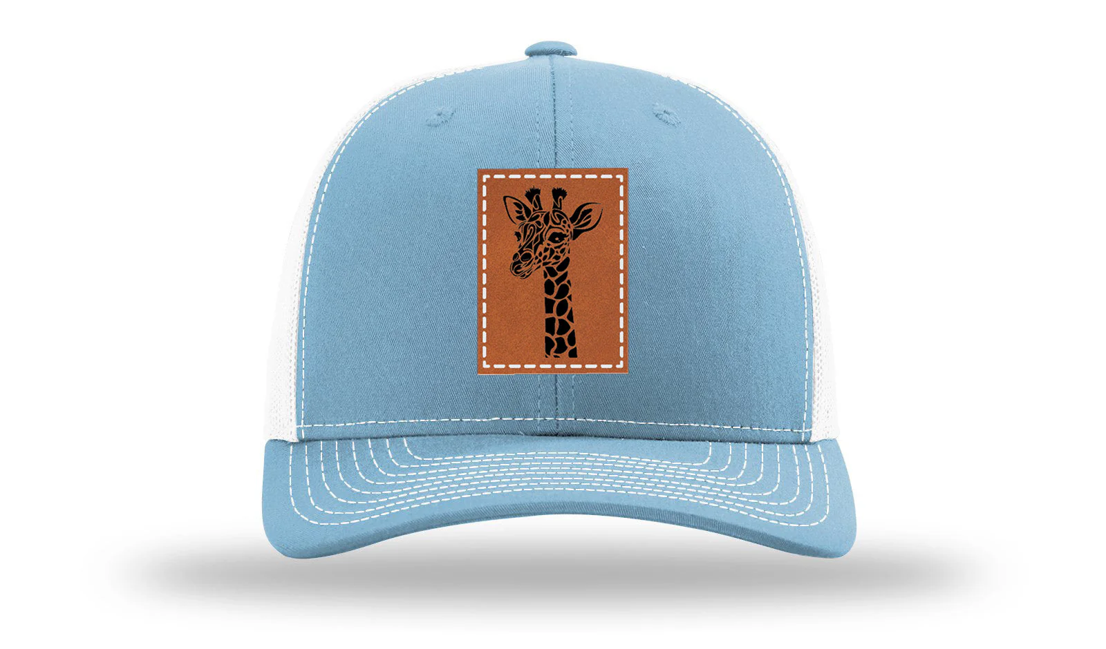 Giraffe Leather Patch Richardson 112 Hat - Image 19