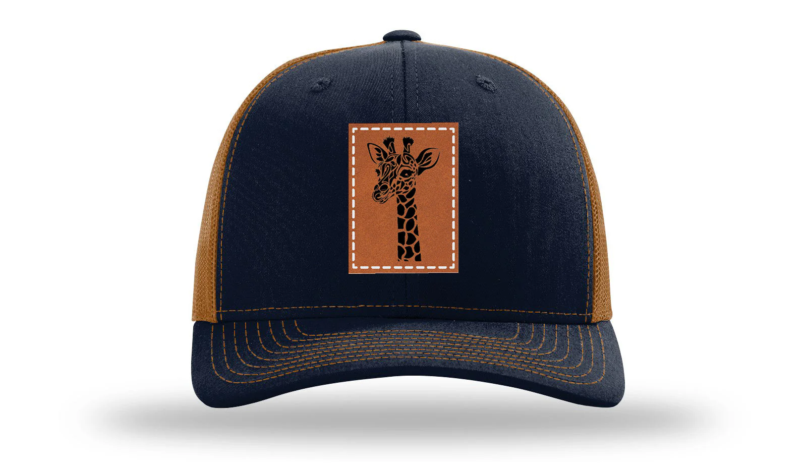 Giraffe Leather Patch Richardson 112 Hat - Image 26