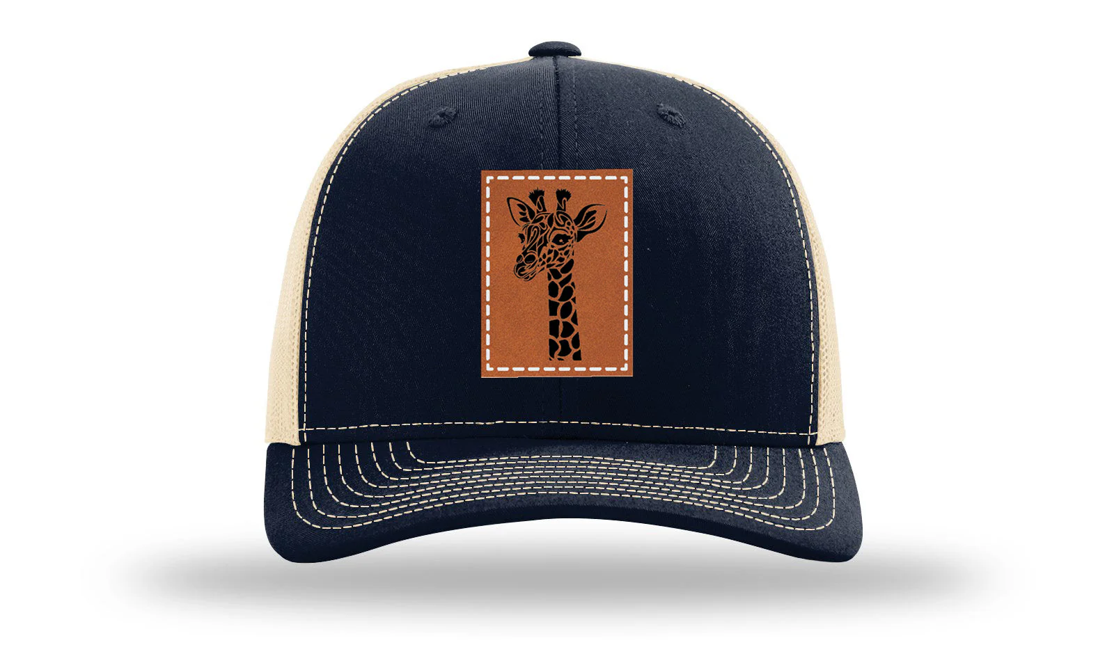 Giraffe Leather Patch Richardson 112 Hat - Image 28