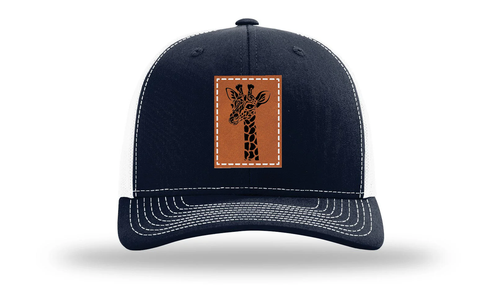 Giraffe Leather Patch Richardson 112 Hat - Image 29