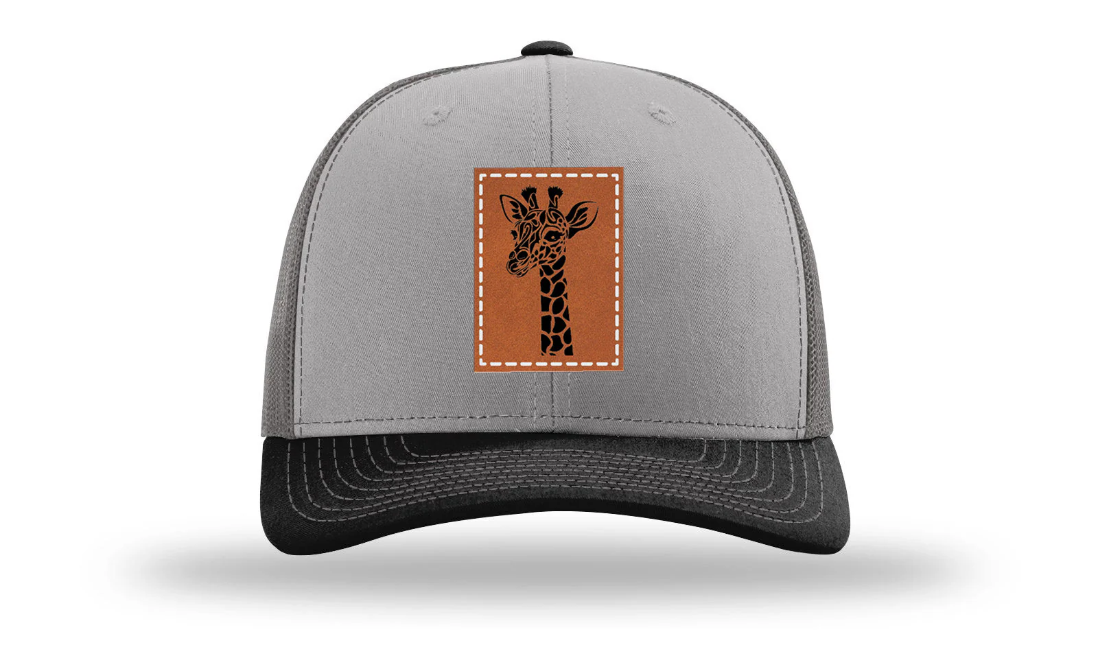 Giraffe Leather Patch Richardson 112 Hat - Image 36