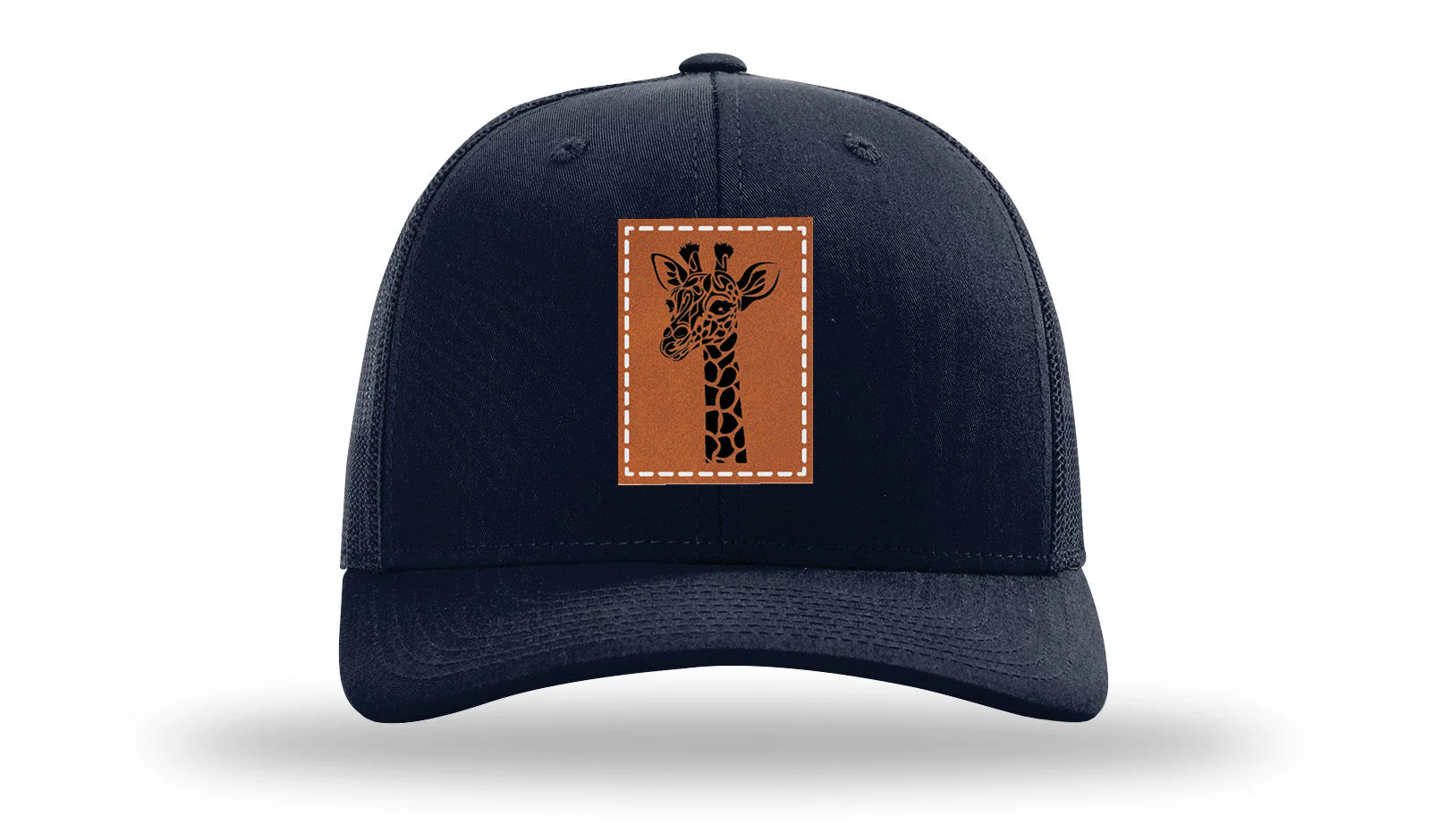 Giraffe Leather Patch Richardson 112 Hat - Image 4