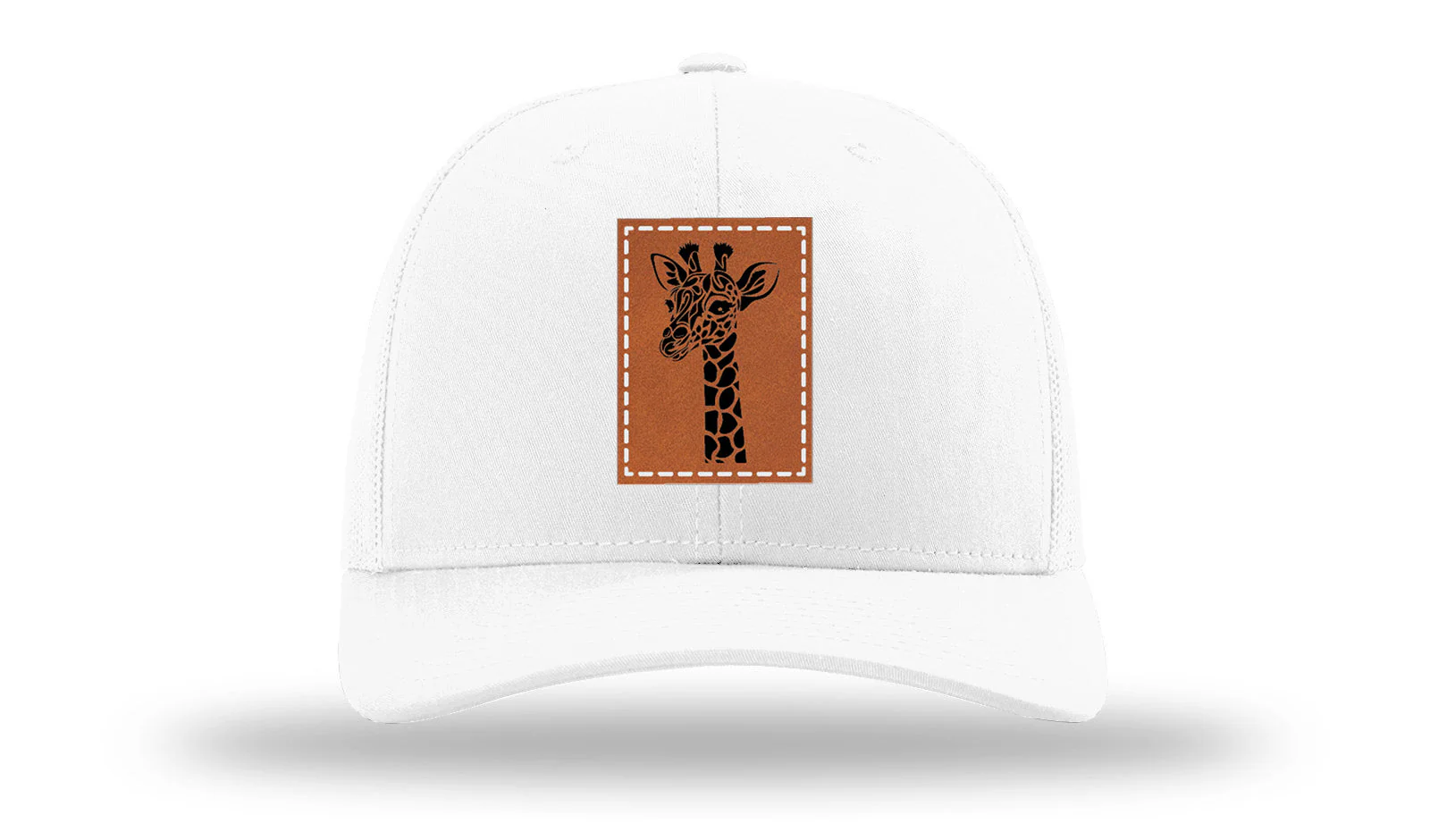 Giraffe Leather Patch Richardson 112 Hat - Image 5