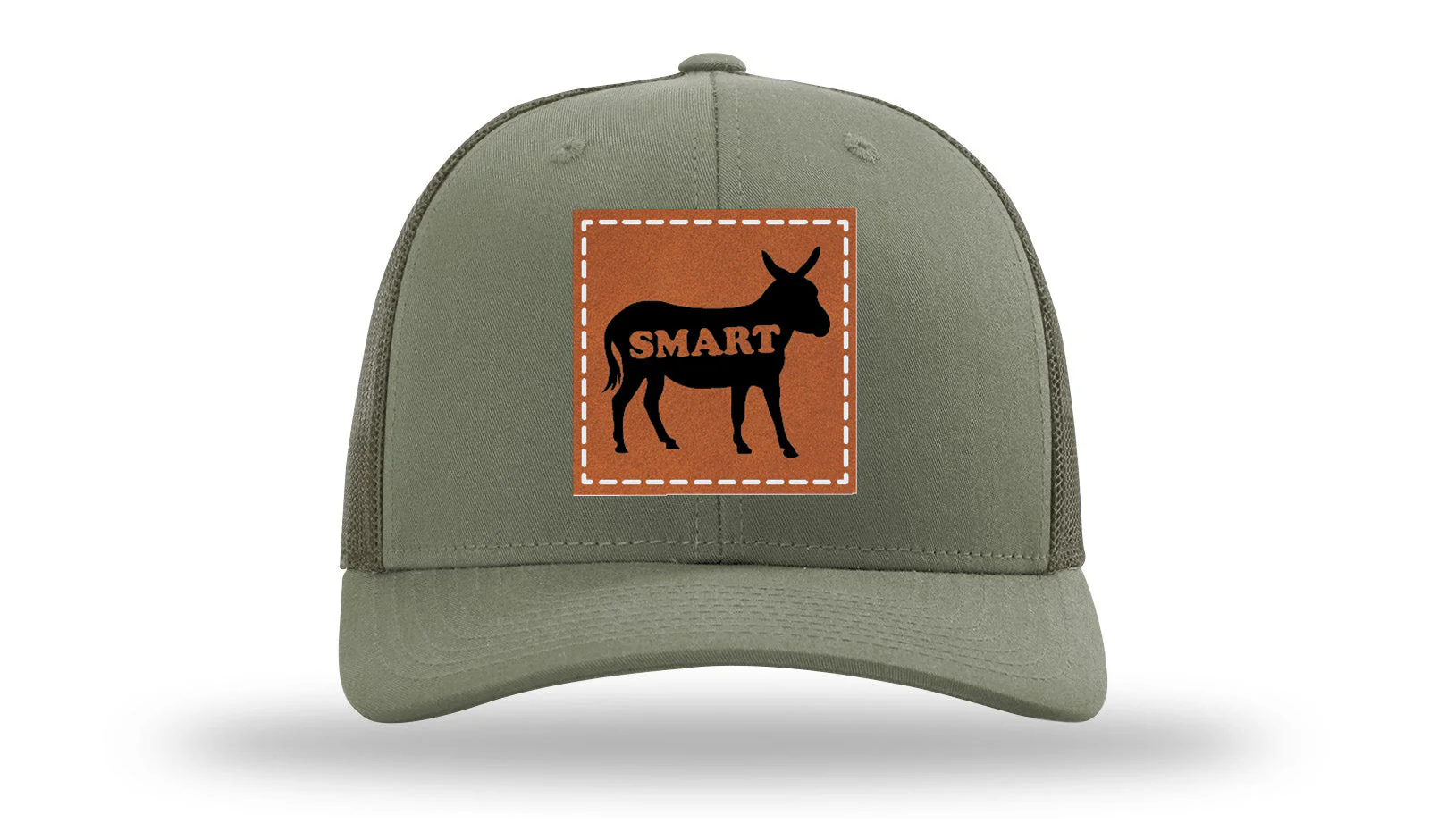 Smart A*s Leather Patch Richardson 112 Hat - Image 3