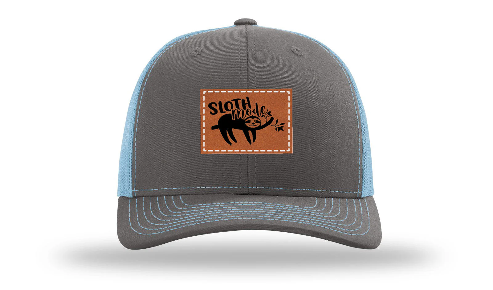 Sloth Leather Patch Richardson 112 Hat - Image 12