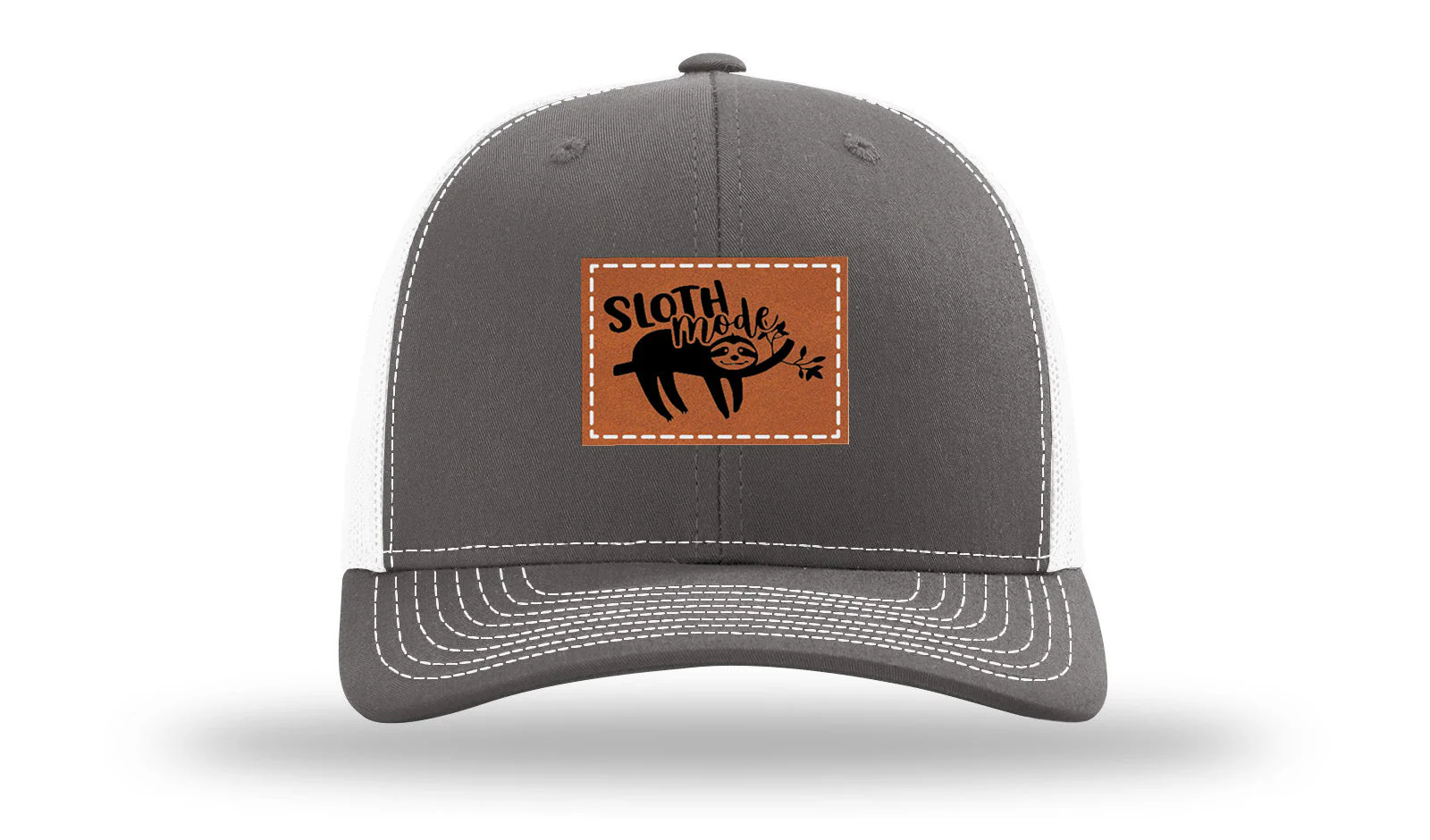 Sloth Leather Patch Richardson 112 Hat - Image 16