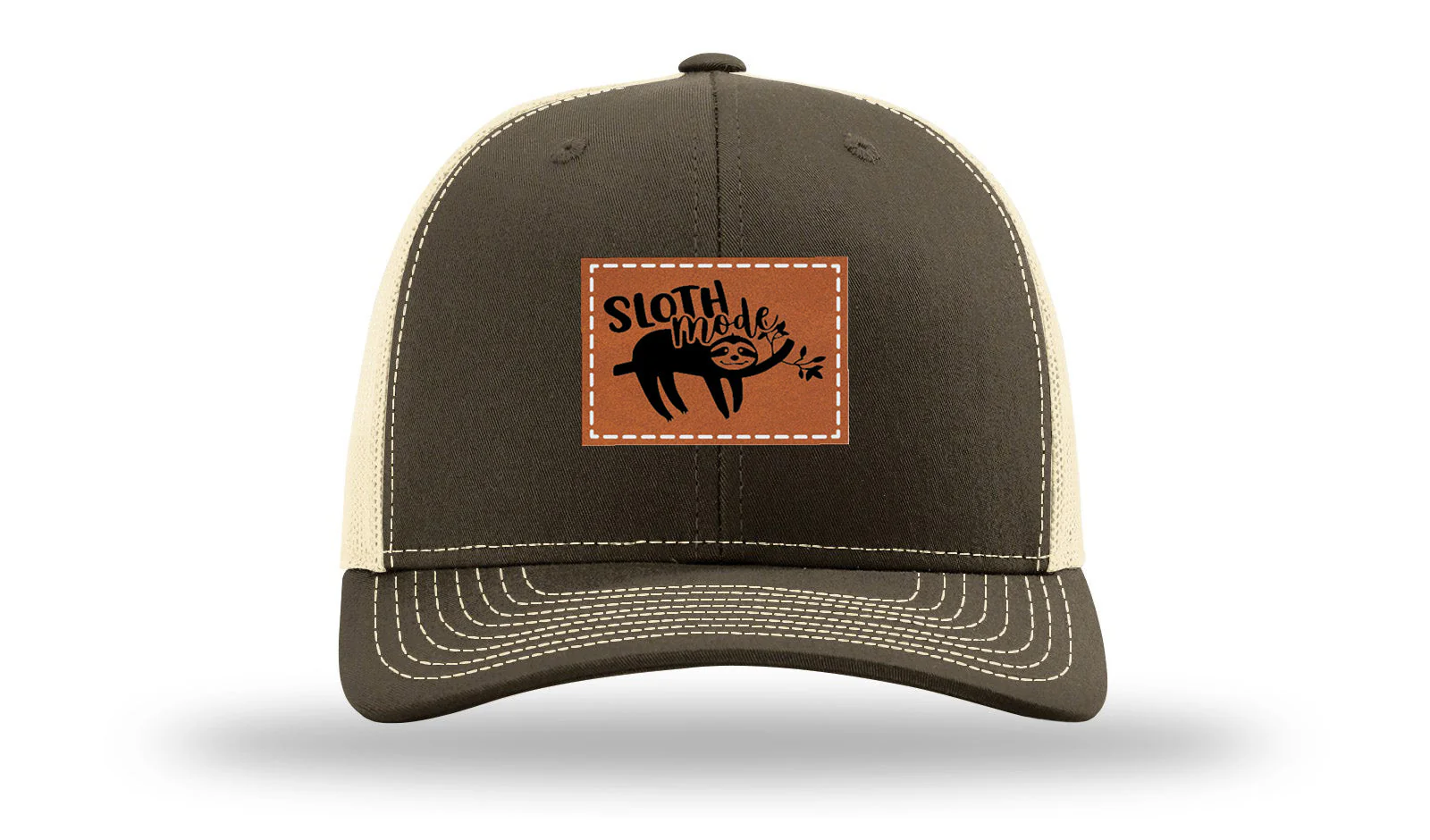 Sloth Leather Patch Richardson 112 Hat - Image 17