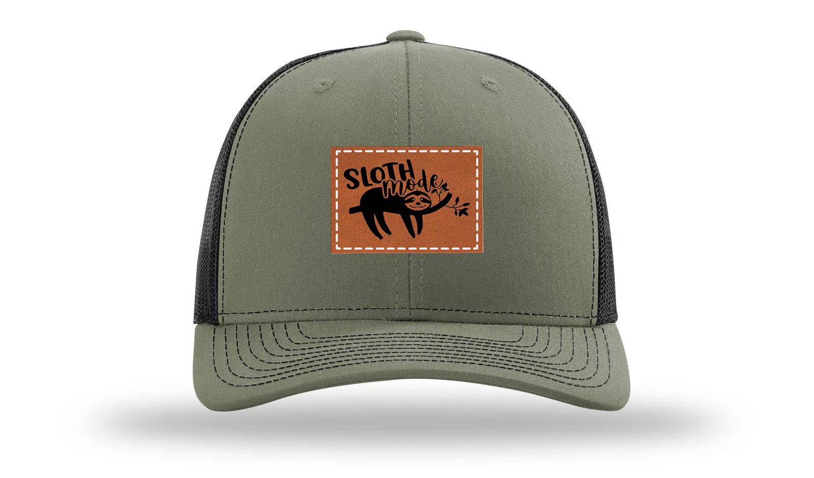 Sloth Leather Patch Richardson 112 Hat - Image 25