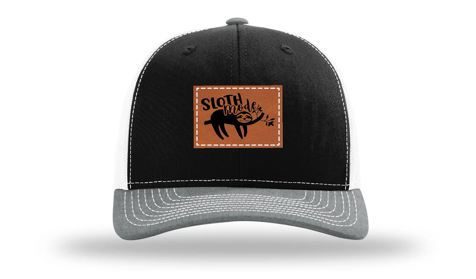 Sloth Leather Patch Richardson 112 Hat - Image 33