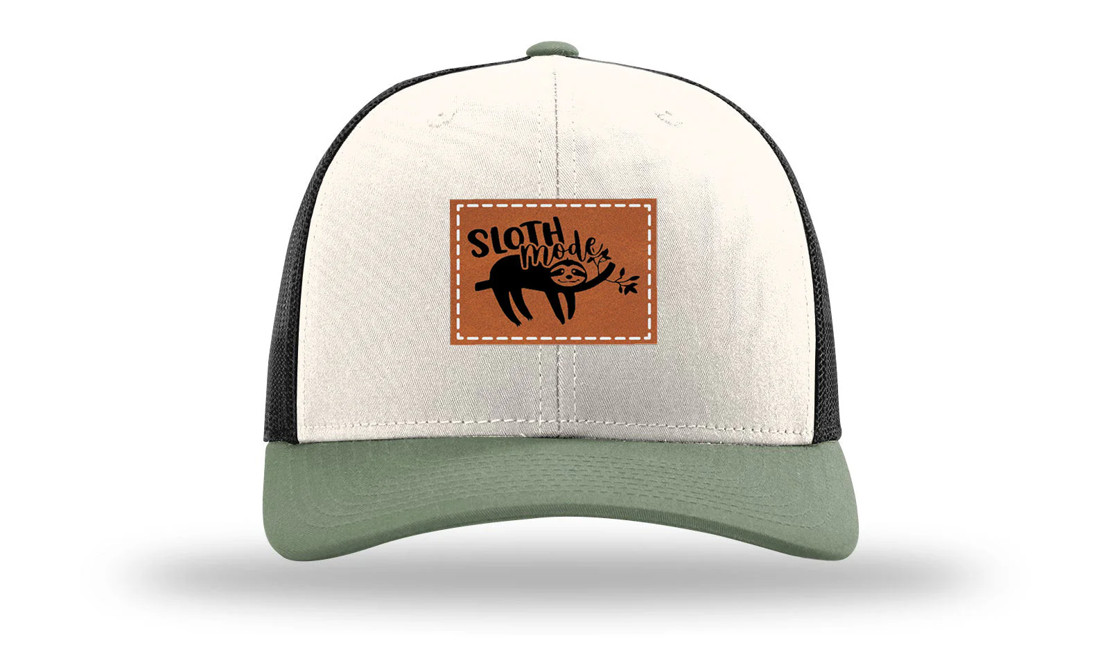Sloth Leather Patch Richardson 112 Hat - Image 35