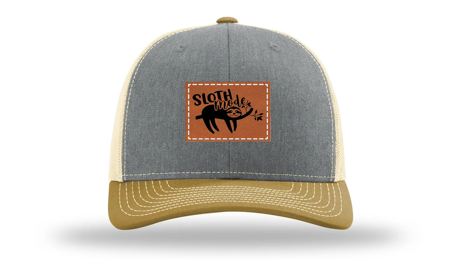 Sloth Leather Patch Richardson 112 Hat - Image 37