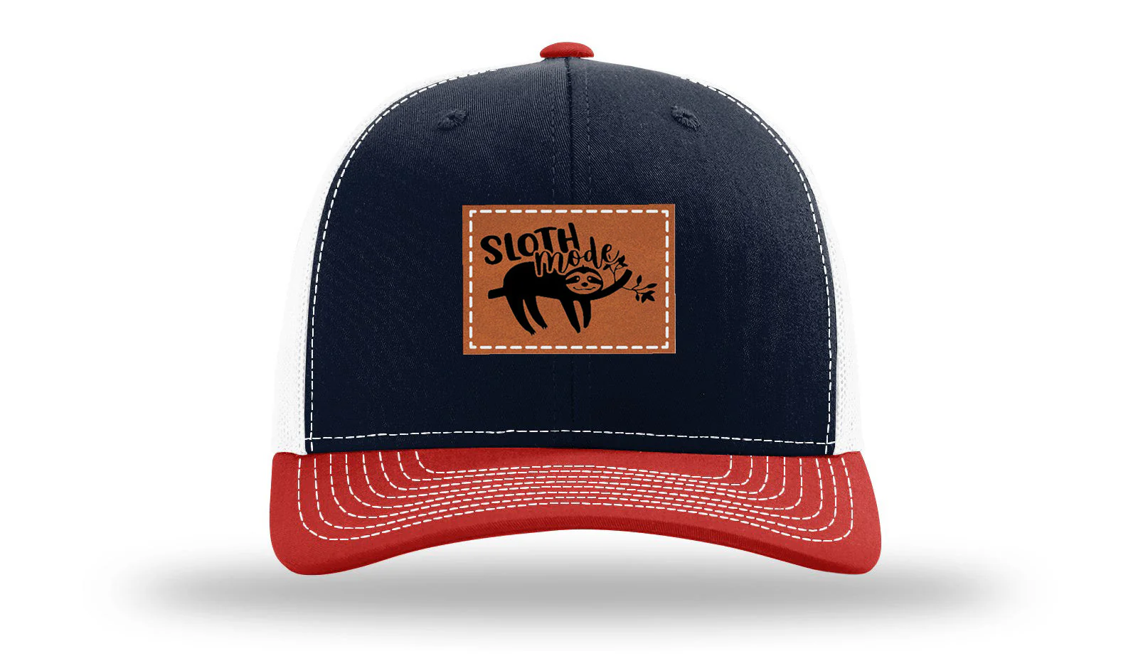 Sloth Leather Patch Richardson 112 Hat - Image 40