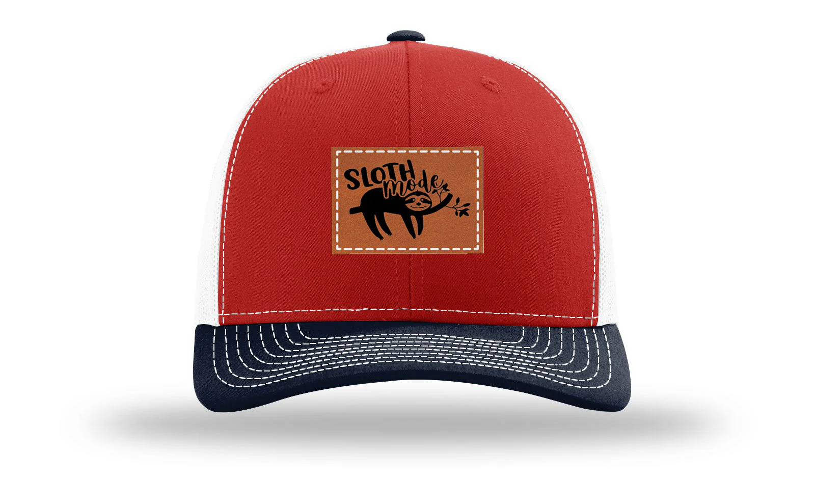 Sloth Leather Patch Richardson 112 Hat - Image 41