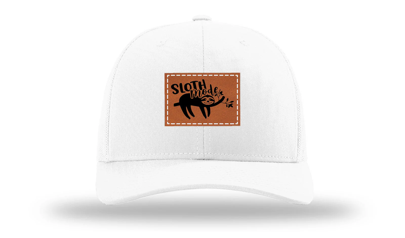 Sloth Leather Patch Richardson 112 Hat - Image 5