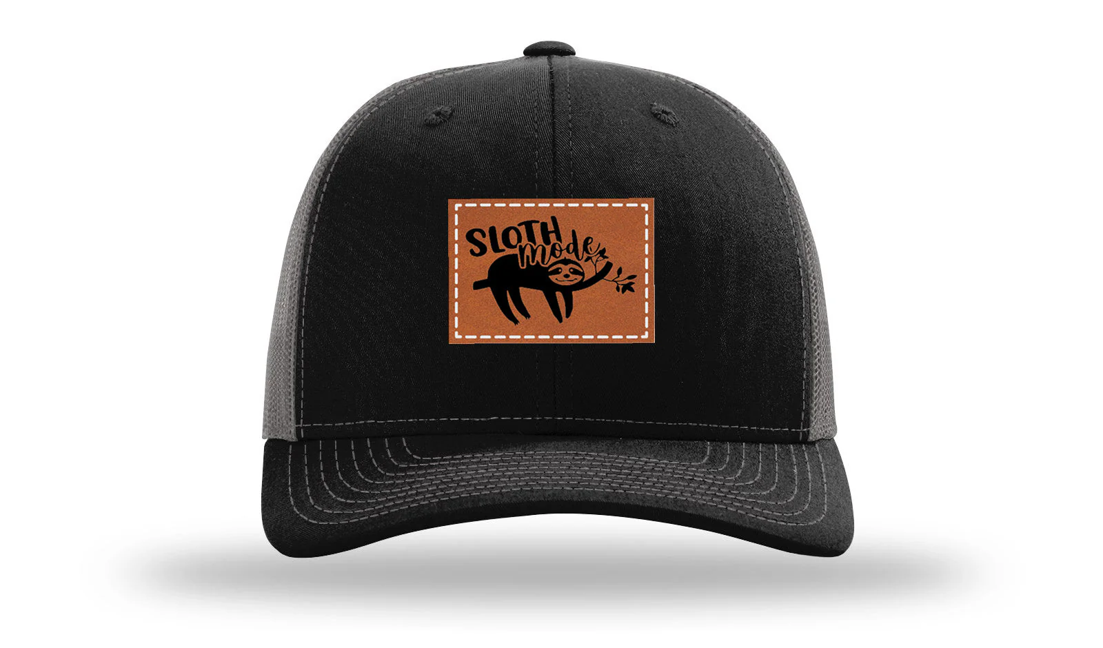 Sloth Leather Patch Richardson 112 Hat - Image 6