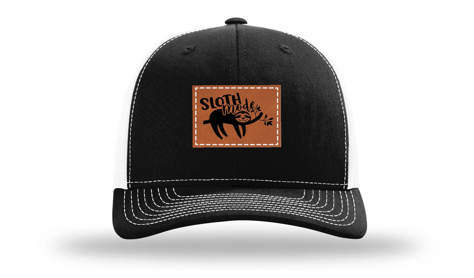 Sloth Leather Patch Richardson 112 Hat - Image 7