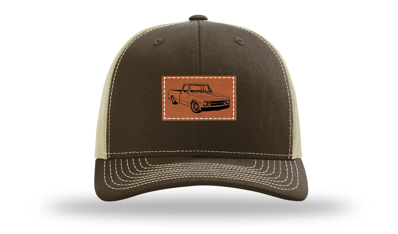 C-10 Leather Patch Richardson 112 Hat - Image 8