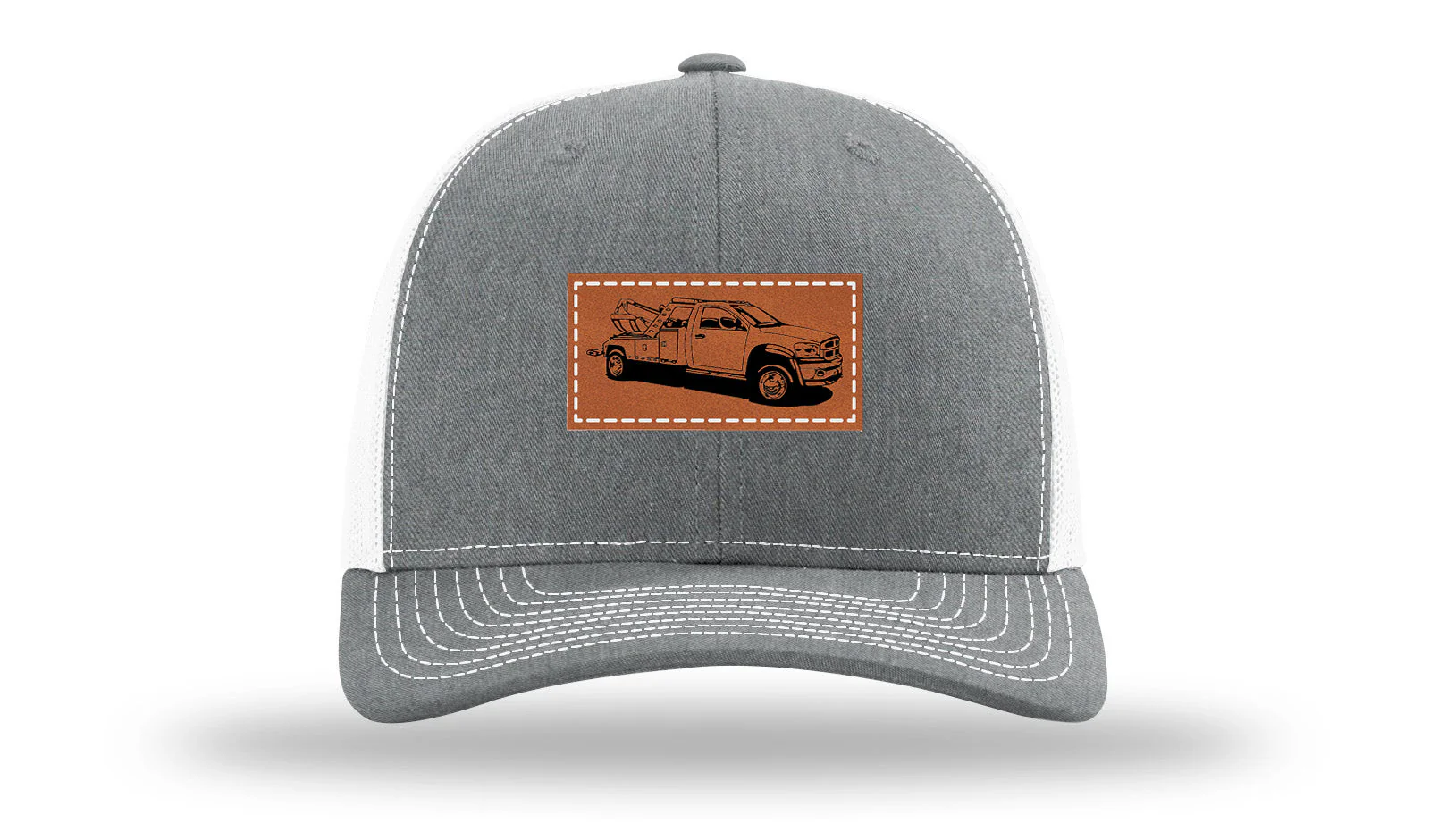 Tow Truck Leather Patch Richardson 112 Hat - Image 21