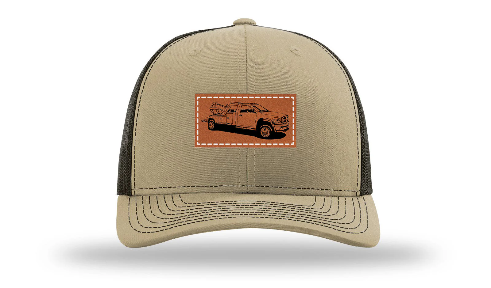 Tow Truck Leather Patch Richardson 112 Hat - Image 24