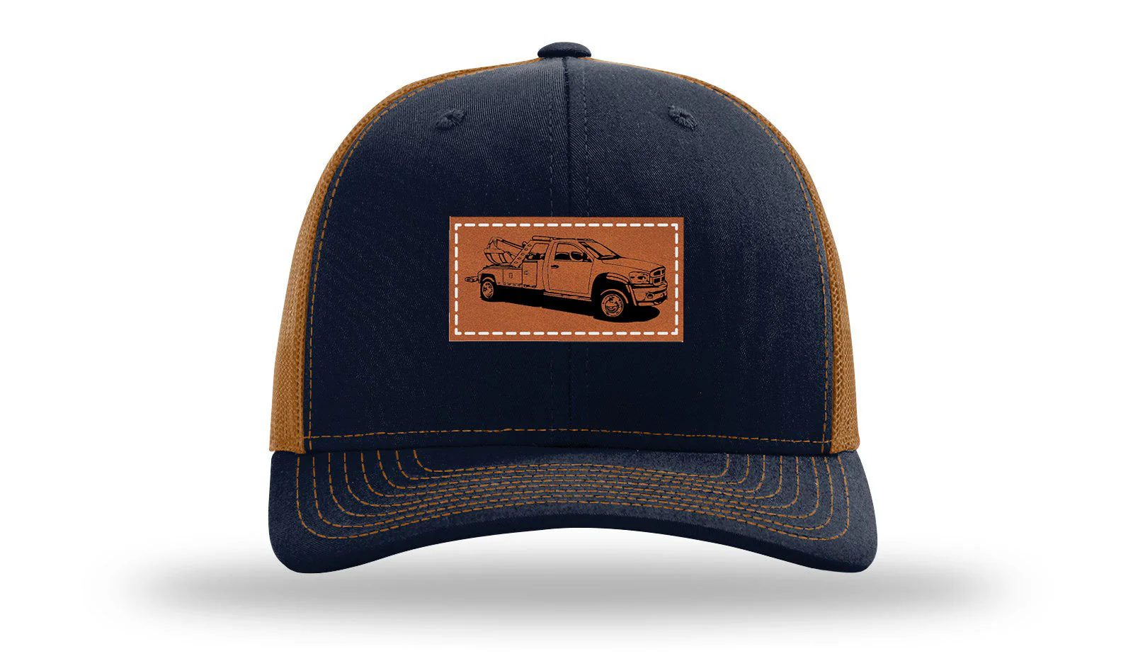 Tow Truck Leather Patch Richardson 112 Hat - Image 26