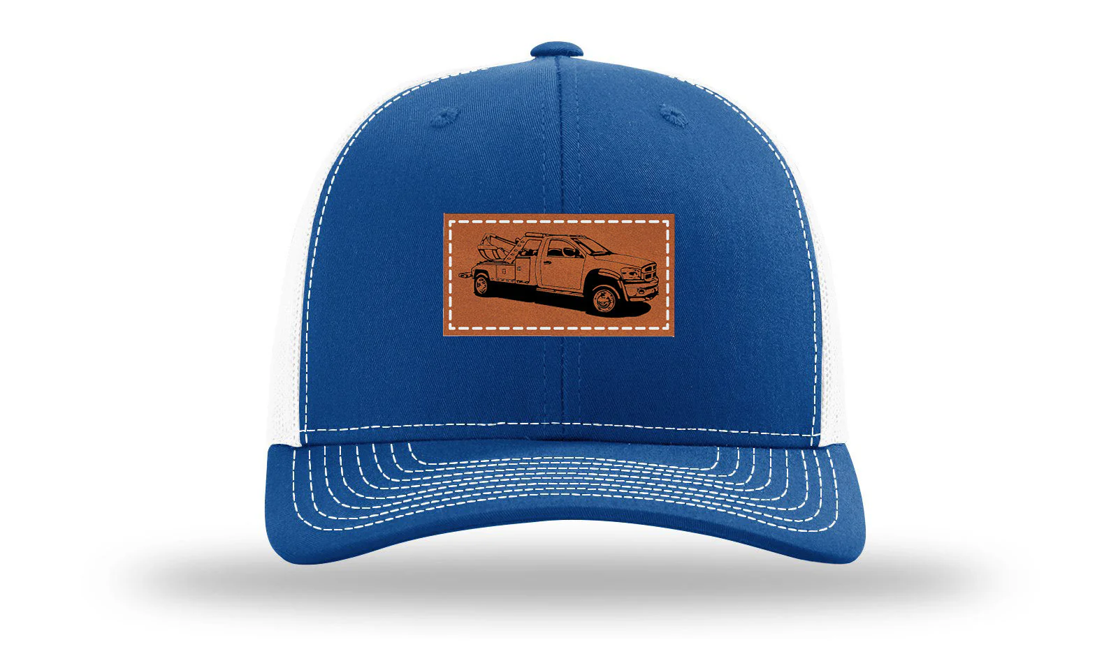 Tow Truck Leather Patch Richardson 112 Hat - Image 32