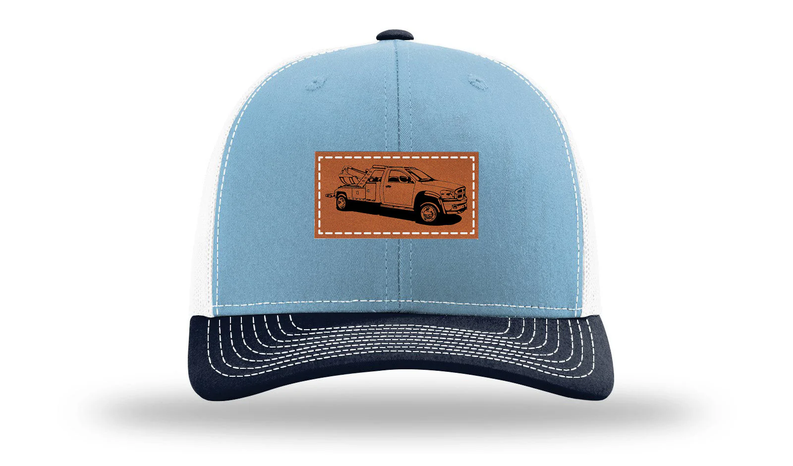 Tow Truck Leather Patch Richardson 112 Hat - Image 34